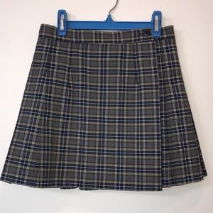 Cycle Boston tartan plaid pleated tennis skirt